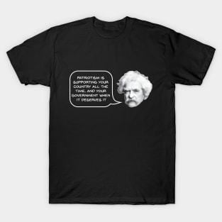 Mark Twain on Patriotism T-Shirt